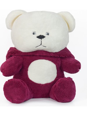90 cm Kapşonlu Uykumcuk Peluş Ayıcık Panda