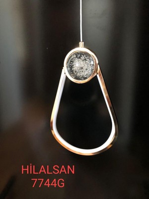 Hilalsan Modern Gold LED Avize 7744G 120 cm - 20 cm