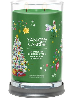 Yankee Candle Shimmering Christmas Tree Tumbler Büyük Mum