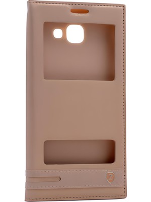 Galaxy A5 2017 Kılıf Pencereli Elite Kapaklı Kılıf