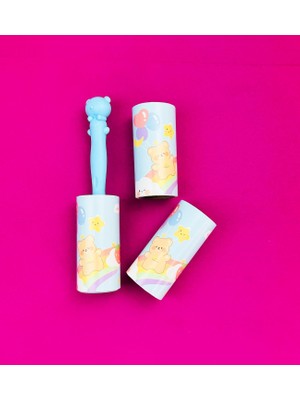 Giftmoda Ayıcık Figürlü Tüy Toplayıcı Rulo 60 Yaprak 2 Adet Yedek Başlık