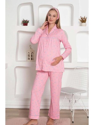 Alimer 2796 Pembe Hamile Lohusa Pijama Tk