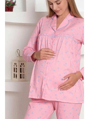 Alimer 2796 Pembe Hamile Lohusa Pijama Tk