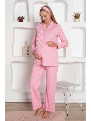 Alimer 2796 Pembe Hamile Lohusa Pijama Tk