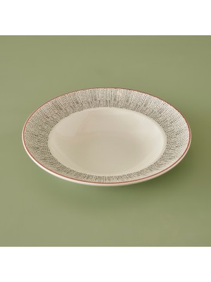 Points Porselen Makarna Tabağı Siyah (28 Cm)