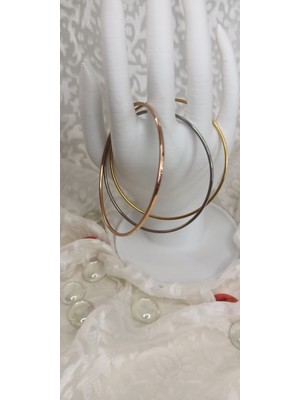 Lilly And Molly Jewelry 3 Renk Çelik Ajda Bilezik