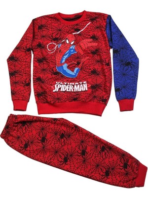 FSM Spiderman Ultımate Sweatshirt Takım Örümcek Adam Çocuk