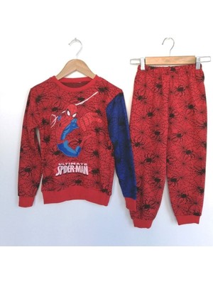 FSM Spiderman Ultımate Sweatshirt Takım Örümcek Adam Çocuk