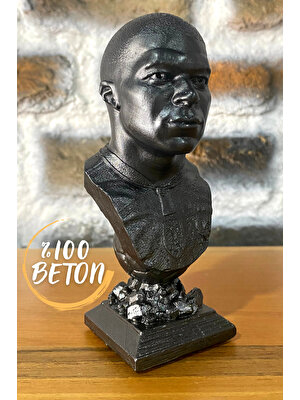 Craft 3d Atölye Mbappe (13 Cm) -Ronaldo (13 Cm)-Dünya Kupası(15 Cm) Boyunda- Paketi  Beton Büst/Figür/Biblo