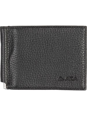 Aka Deri Siyah Erkek Cüzdanı 559