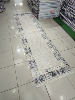 Armones Home 80x300 Cm  Makinada Yıkanabilir Dijital Baskı Kaymaz Dod Taban 3,5mm Süngerli Yolluk