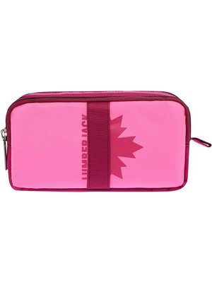 Lumberjack Çok Gözlü Kalemlik Iki Bölmeli Kalem Kutusu Pembe LMKLK24011