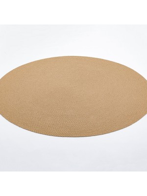 Eko Halı Soraya  Ptn  02   Natural  Yuvarlak Jüt  Halı  120*120 Cm