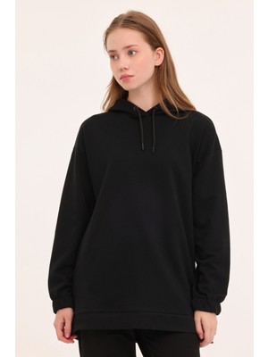 Kinetix Wl Claudıa 17MS418 4pr Siyah Kadın Sweatshirt
