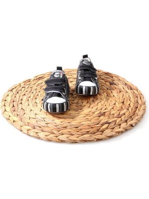 Papuçcity Papuçcity 02851  Çocuk Bebe Renkli Keten Konvers Ayakkabı