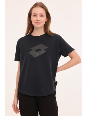 Lotto W-Nıcole T-Sh 4pr Siyah Kadın Kısa Kol T-Shirt