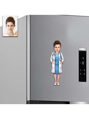 Wonder Like Bayan Doktor Tasarımlı Buzdolabı Magneti
