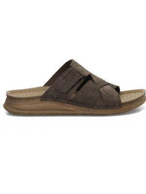 Polaris 608025.M4PR Kahverengi Erkek Terlik