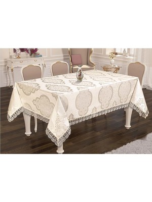 Royam Atak Cemre Jakarlı Dertsiz Yemek Masa Örtüsü 160 X 220