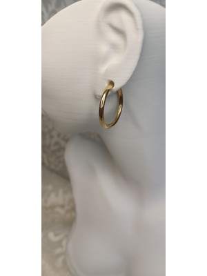 Lilly And Molly Jewelry Orta Boy Halka Çelik Küpe
