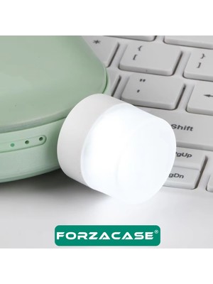 Forzacase Mini USB LED Lamba Taşınabilir Adaptör Bağlantı, Powerbank Bağlantı Mini LED - FC710