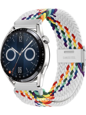 MobaxAksesuar Huawei Watch GT 6/5/4/3/2 Pro 46mm Ultimate SE Elite Kordon Metal Klipsli Flexi Örgü