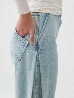 Nocturne Yüksek Bel Wide Leg Jean Pantolon