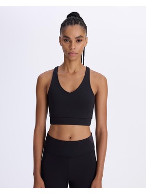 Kappa Berly Bra Kadın Siyah Skin Fit Sporcu Sütyeni