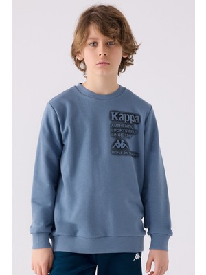 Kappa Erkek Çocuk Mavi Sweatshirt