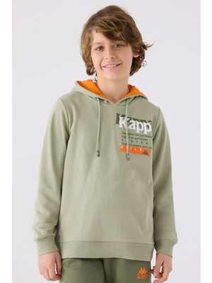 Kappa Erkek Çocuk Haki Sweatshirt