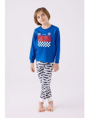 Rolypoly Erkek Çocuk Mavi Pijama Takımı