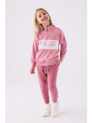 Rolypoly Kız Çocuk Pembe Eşofman Takımı