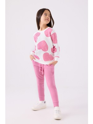 Rolypoly Kız Çocuk Pembe Eşofman Takımı