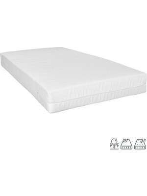 Tiny Lamb Oyun Parkı Yatağı 72x98x5cm (5cm yükseklik)| Bebek Yatağı |  Bebek Yatağı Süngeri 2 Adet Kılıf ve Çarşaf Hediye 72x98cm