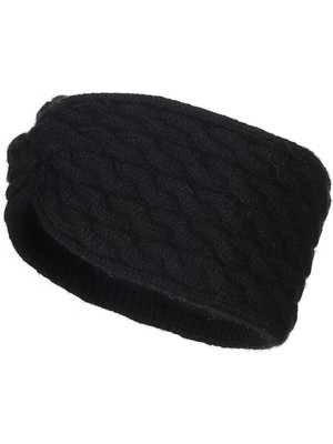 Fonem Kadın Içi Polar Astarlı Turban Bandana Fo 1124 Siyah