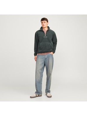 Jack & Jones Erkek Fermuar Yakali Polar Sweatshirt - Vesterbro