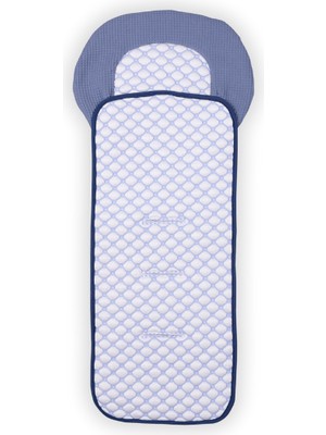 Little Dedi Iceberg Terletmez Bebek Arabası Minderi, Konforlu Çıkarılabilir Başlıklı Yenilikçi 4d Kumaşlı Puset Minderi