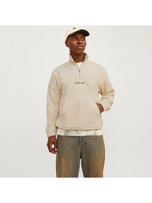 Jack & Jones Erkek Fermuar Yakali Polar Sweatshirt - Vesterbro