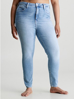 Calvin Klein High Rise Super Skinny Ankle Jean Pantolon