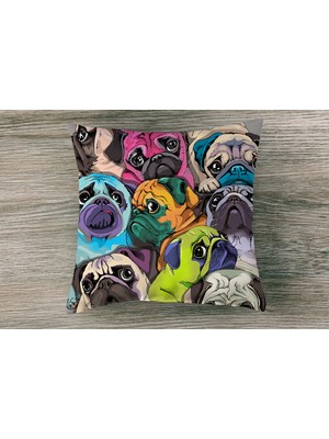 Rosie Art Pug Köpek Popart Baskı