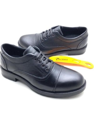 Deri Tarz Büyük Numara Deri Ortopedik Kışlık Erkek Ayakkabı