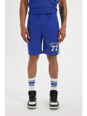 DeFacto DeFactoFit Standart Fit Sporcu Kısa Paça Ağır Kumaş Şort C2421AX24SM