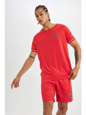DeFacto DeFactoFit Standart Fit Sporcu Kısa Paça Ağır Kumaş Şort C1750AX24SM
