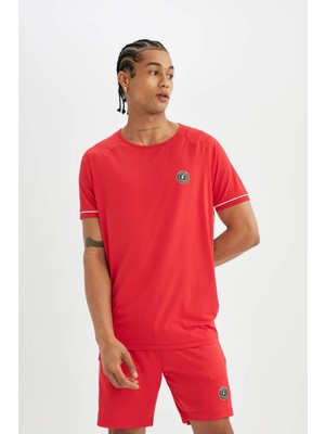DeFacto DeFactoFit Standart Fit Sporcu Kısa Paça Ağır Kumaş Şort C1750AX24SM