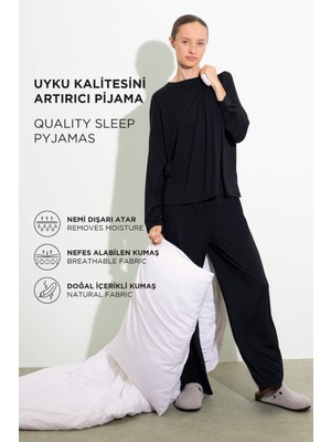 DeFacto Fall in Love Bambu Doğal Lif Pijama Üstü Z3197AZ23AU