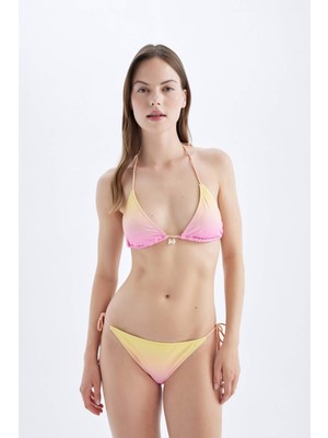 DeFacto Fall in Love Regular Fit Degrade Baskılı Bikini Üstü D2640AX24HS