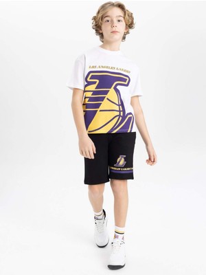 DeFacto Erkek Çocuk NBA Los Angeles Lakers Şort C0397A824SM