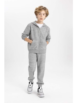 DeFacto Erkek Çocuk Beli Bağcıklı Lastikli Paça Cepli Jogger Eşofman Altı B5757A824SP