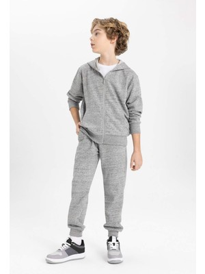 DeFacto Erkek Çocuk Beli Bağcıklı Lastikli Paça Cepli Jogger Eşofman Altı B5757A824SP