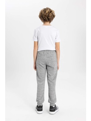 DeFacto Erkek Çocuk Beli Bağcıklı Lastikli Paça Cepli Jogger Eşofman Altı B5757A824SP